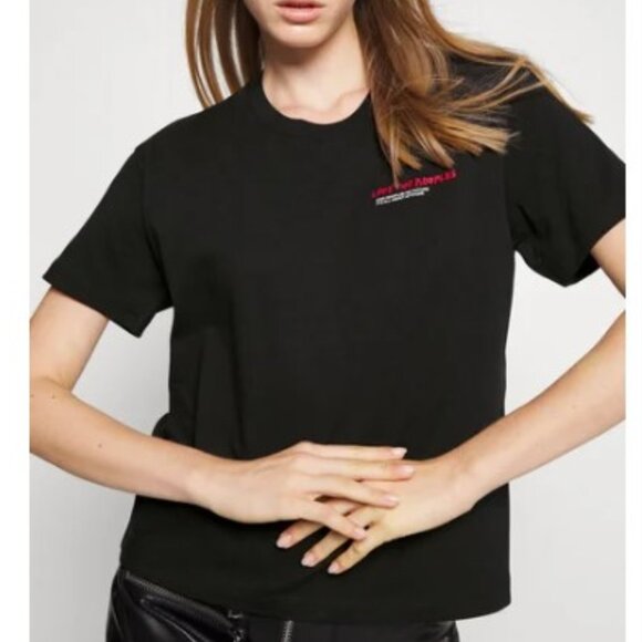 The Kooples “I Love Kooples” Black Graphic T-Shirt | Size XXL | Slim Fit NWT - Picture 3 of 8